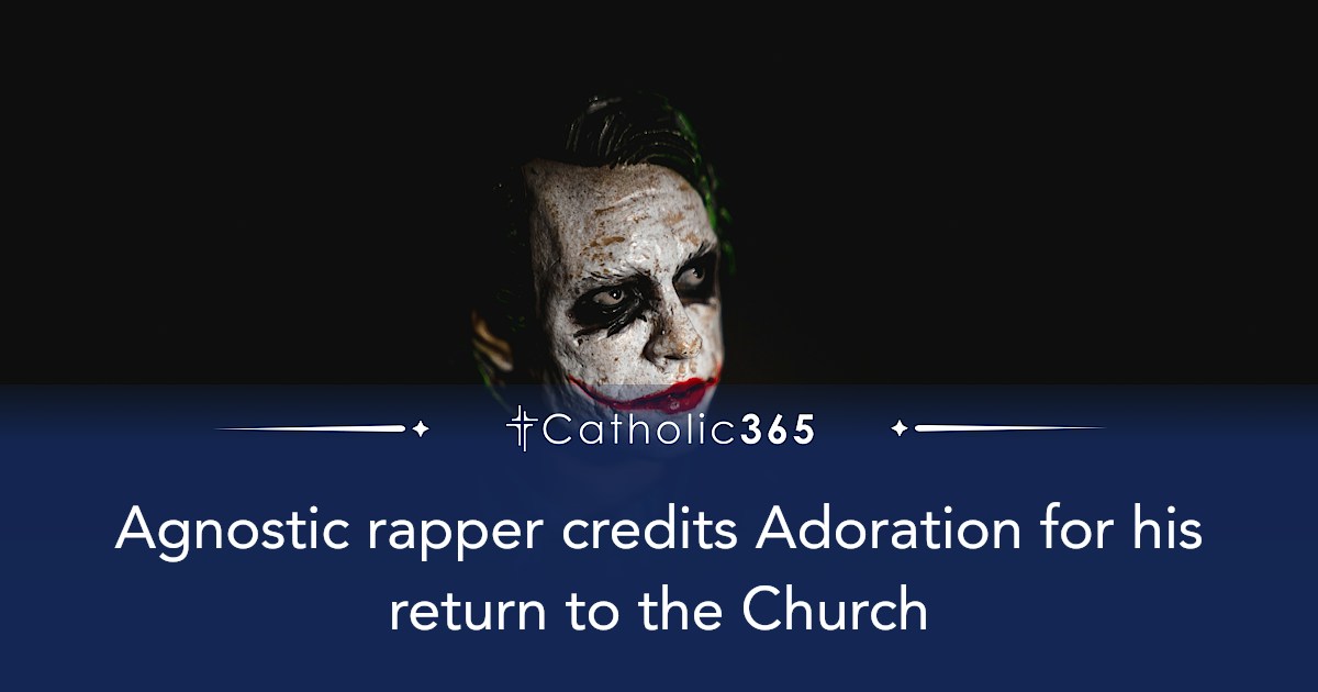 Agnostic rapper credits Adoration for his return to the Church