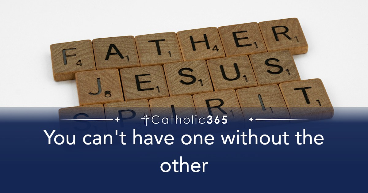 You can't have one without the other