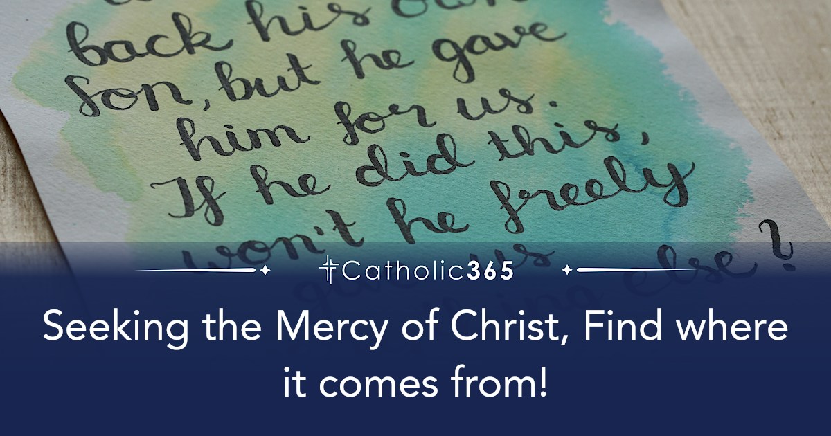 Seeking the Mercy of Christ, Find where it comes from!