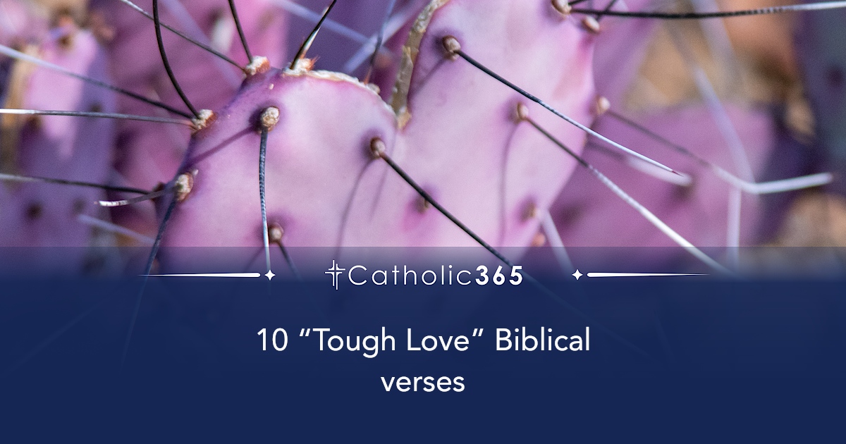 10 “Tough Love” Biblical verses