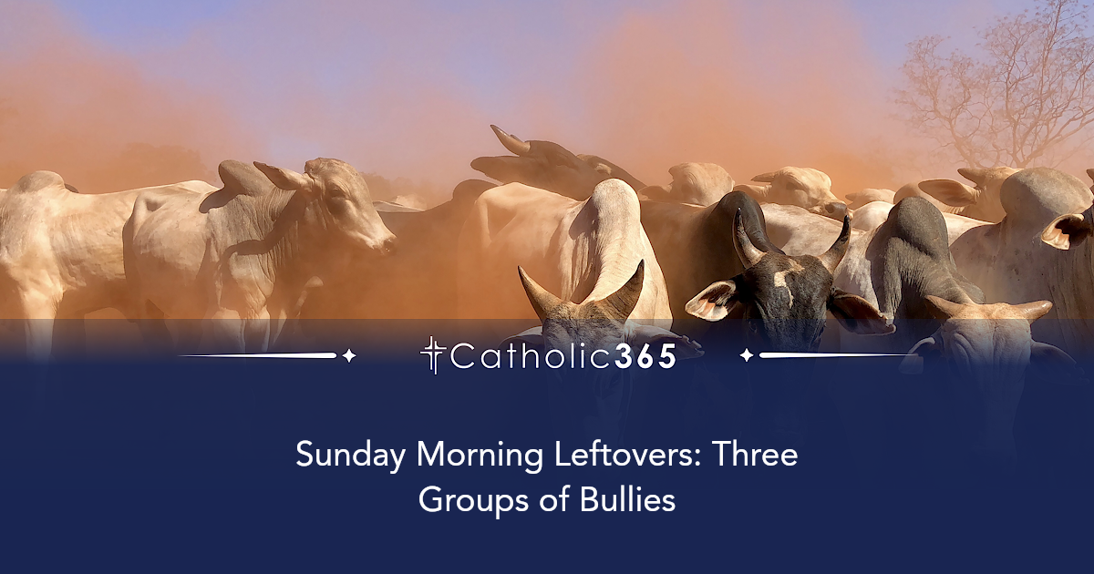 Sunday Morning Leftovers: Three Groups of Bullies