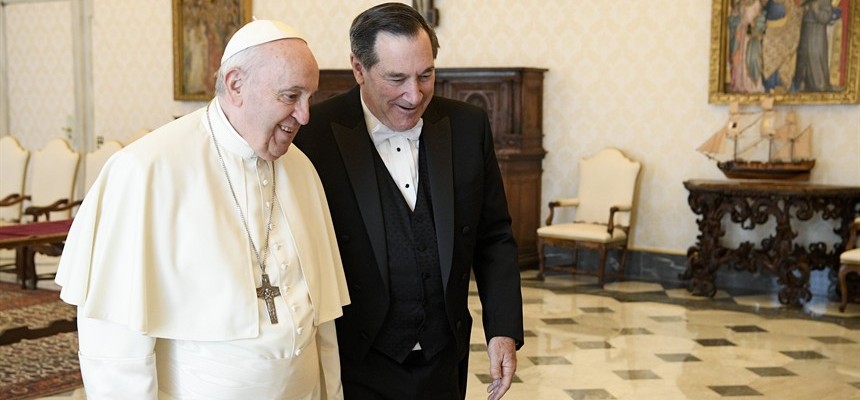 Donnelly presents credentials as U.S. ambassador to Holy See
