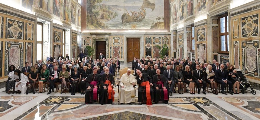 Pope praises Papal Foundation's generosity, including to Ukraine