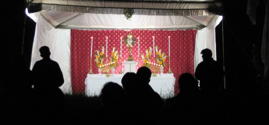 Genuflecting To The True Presence