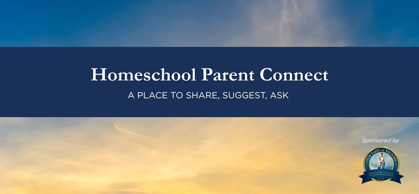 New Homeschool Parenting Group for Catholic Parents