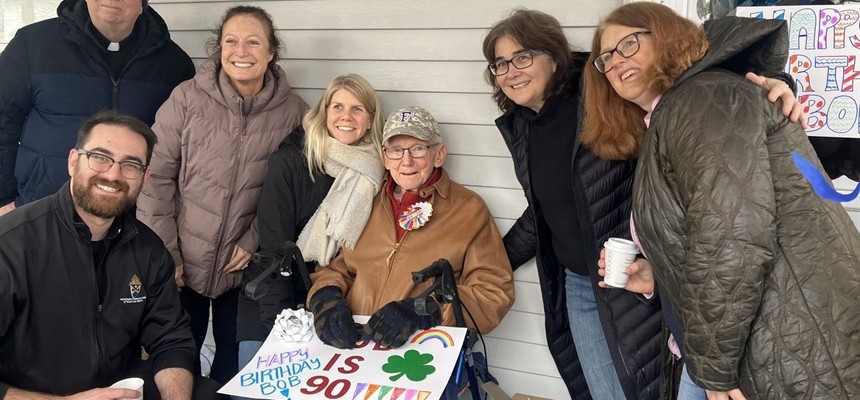 90 Year Parishioner Surrounded by Love and Care