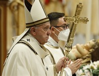 Vatican announces Pope Francis' end-of-year liturgy schedule
