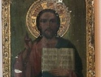 Living with a 400 year Russian Byzantine Icon of Jesus Christ Pantocrator of Sinai.