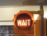 Wait is a Four Letter Word